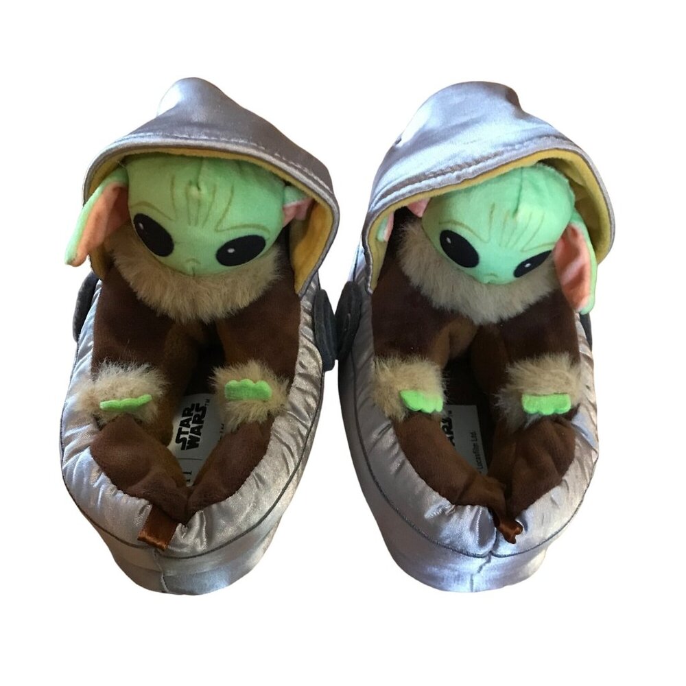 Star Wars Baby Yoda GAP Slippers Kids Small Soft Plush
